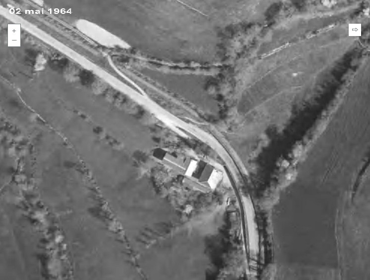 Agrandir l'image De la gare de Lacaze à la gare de Pierre-Ségade