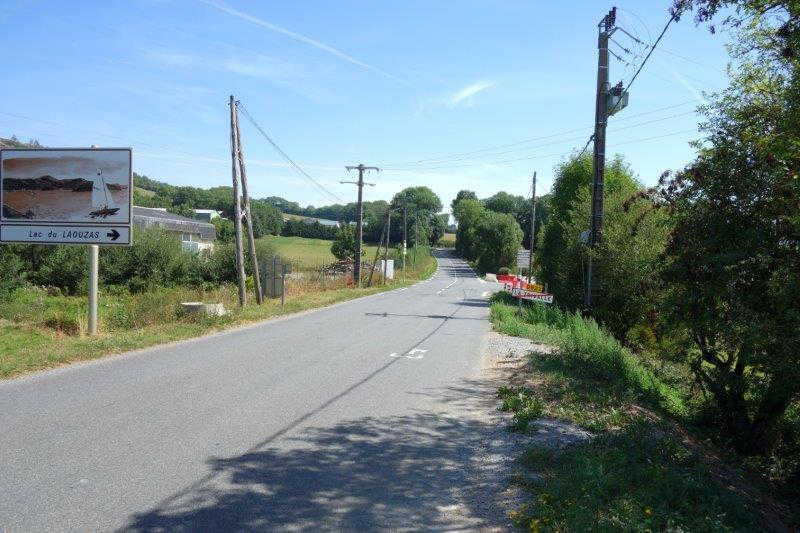 Agrandir l'image De la halte de Laucate à la gare de Moulin-Mage
