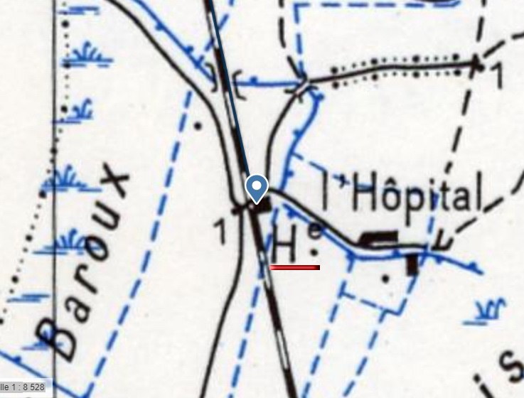 Agrandir l'image De la halte de la Porcelette à la halte de l'Hôpital