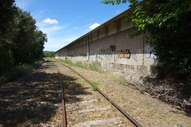 Agrandir l'image Emprise de la gare du Pont du Gard