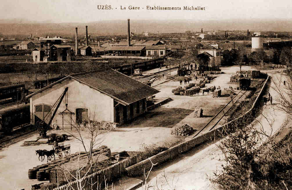 Agrandir l'image Halle aux marchandises de la gare d'Uzès