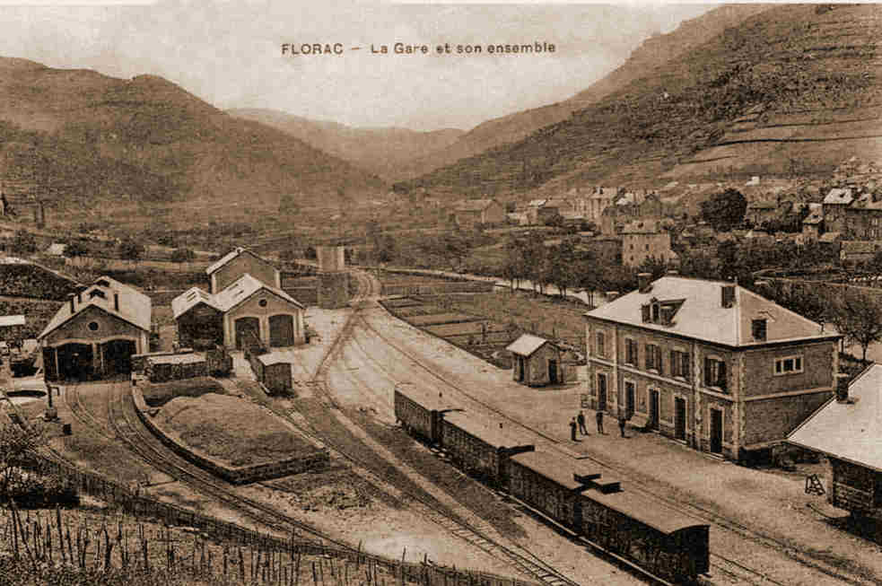 Emprise de la gare de Florac