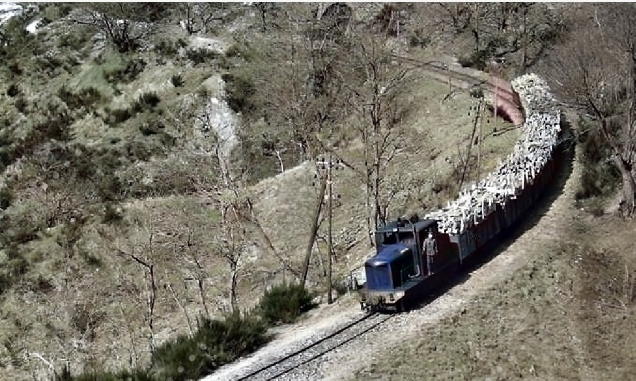 Agrandir l'image De la gare du Rouve-Jalcreste à l'arrêt de Marveillac