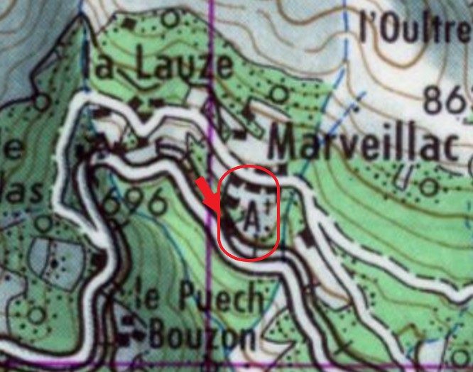 Agrandir l'image De la gare du Rouve-Jalcreste à l'arrêt de Marveillac