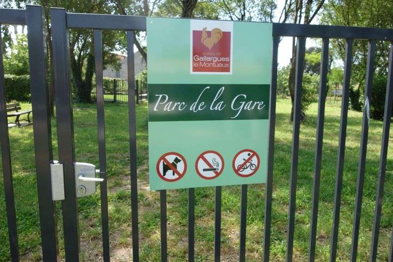 Agrandir l'image Parc de la gare de Gallargues