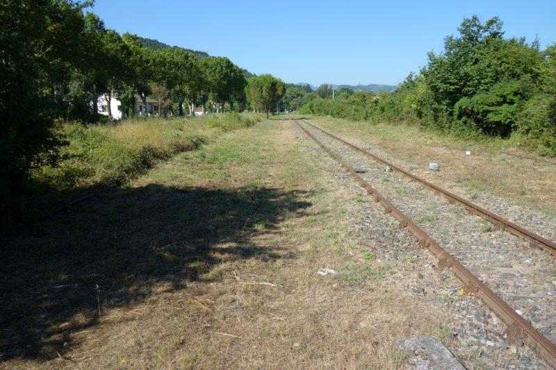 Agrandir l'image Emprise de la gare de Couiza-Montazels