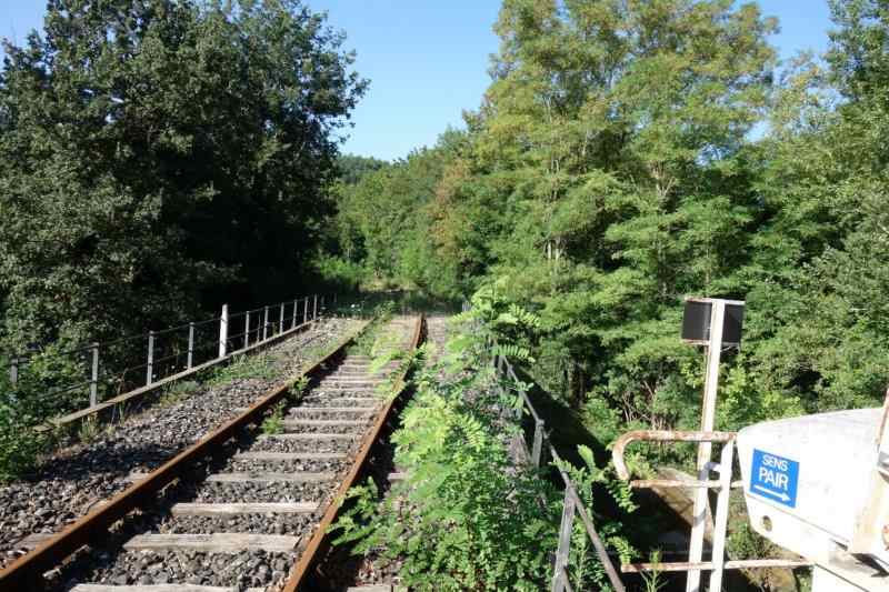 Agrandir l'image De la halte de Brézilhou à la gare de Quillan