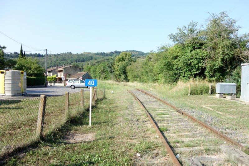 Agrandir l'image De la gare d'Espéraza à la halte de Campagne
