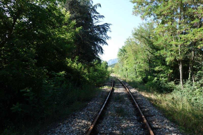 Agrandir l'image De la halte de Brézilhou à la gare de Quillan