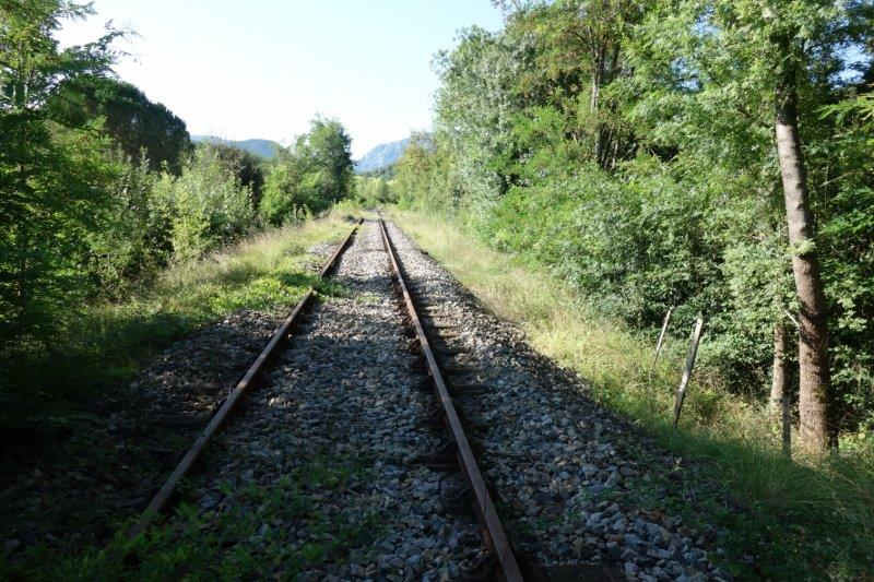 Agrandir l'image De la halte de Brézilhou à la gare de Quillan