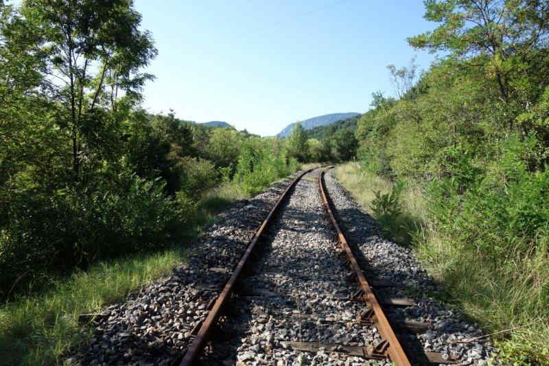 Agrandir l'image De la halte de Brézilhou à la gare de Quillan
