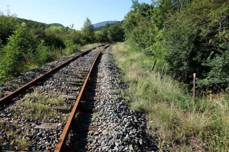 Agrandir l'image De la halte de Brézilhou à la gare de Quillan