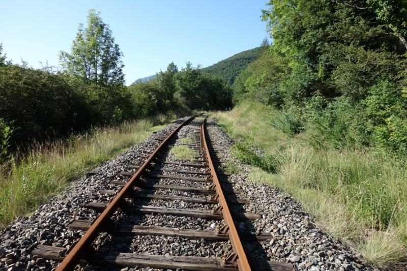 Agrandir l'image De la halte de Brézilhou à la gare de Quillan