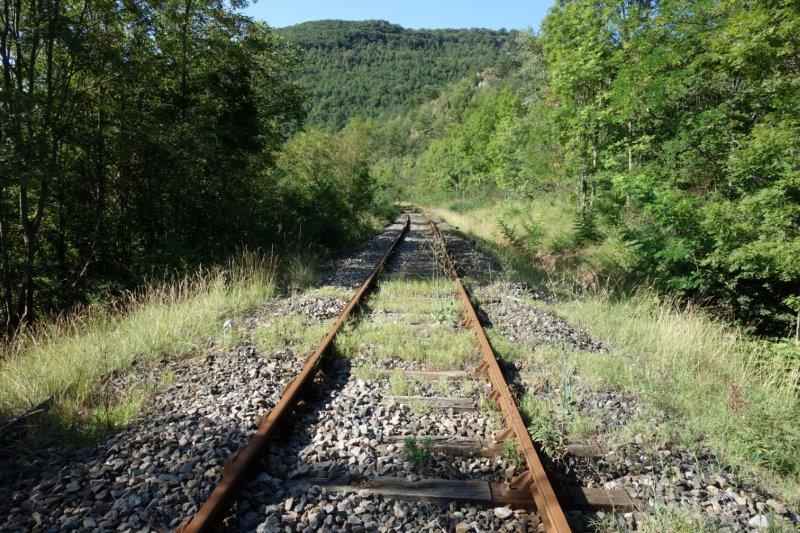 Agrandir l'image De la halte de Brézilhou à la gare de Quillan