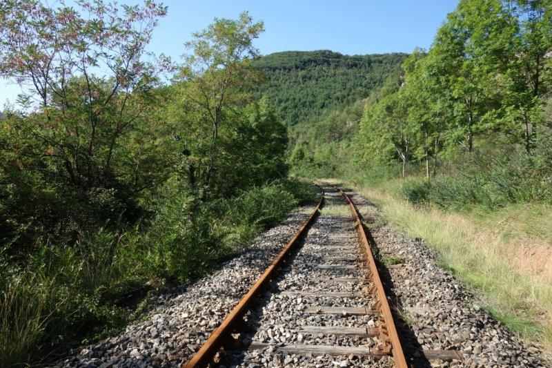 Agrandir l'image De la halte de Brézilhou à la gare de Quillan