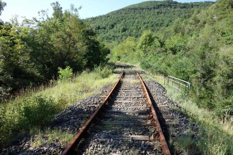 Agrandir l'image De la halte de Brézilhou à la gare de Quillan