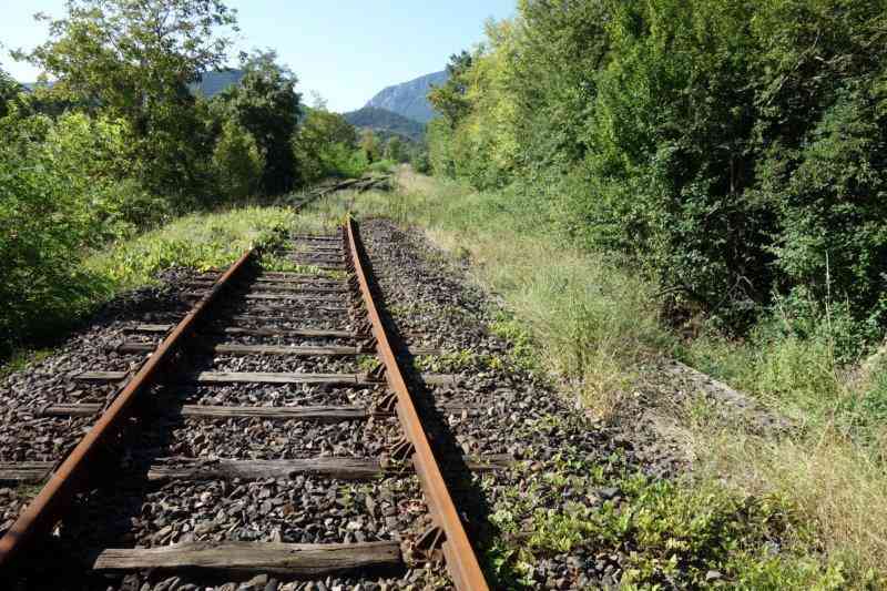 Agrandir l'image De la halte de Brézilhou à la gare de Quillan