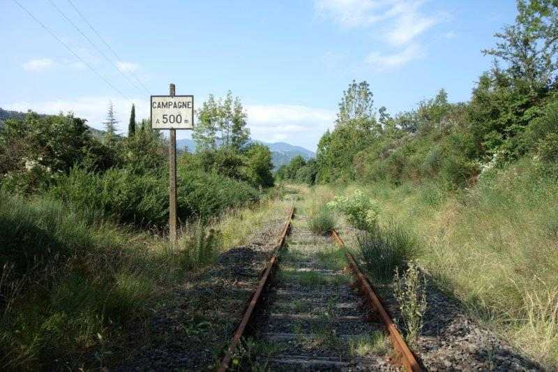 Agrandir l'image De la gare d'Espéraza à la halte de Campagne