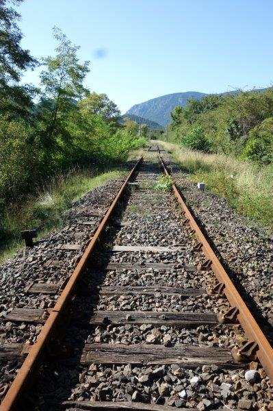 Agrandir l'image De la halte de Brézilhou à la gare de Quillan