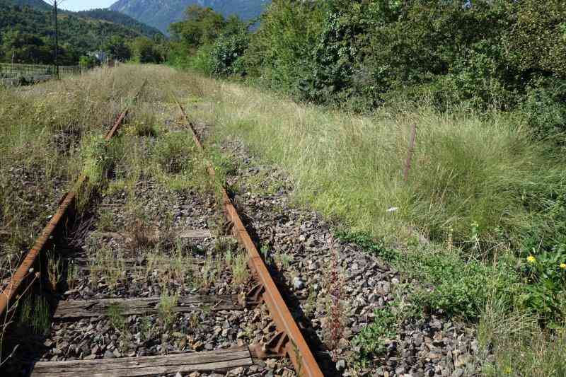 Agrandir l'image De la halte de Brézilhou à la gare de Quillan