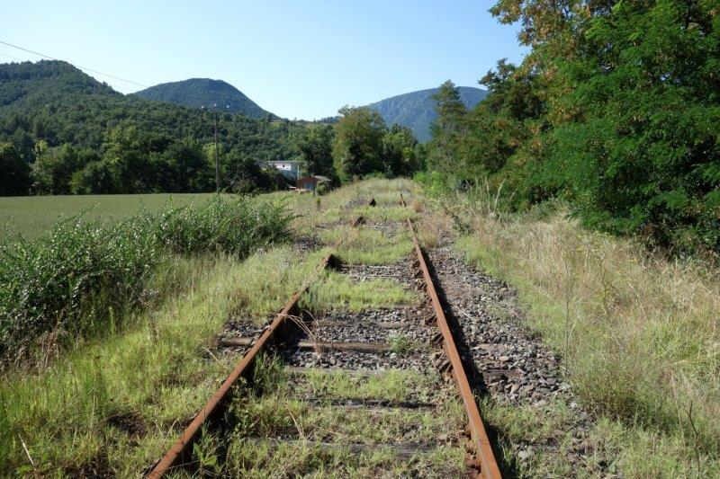 Agrandir l'image De la halte de Brézilhou à la gare de Quillan