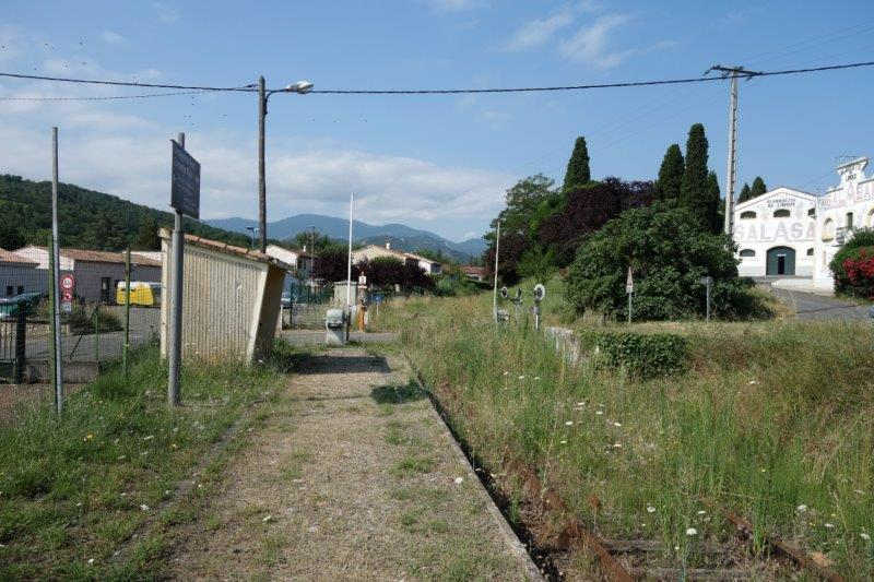 Agrandir l'image De la gare d'Espéraza à la halte de Campagne