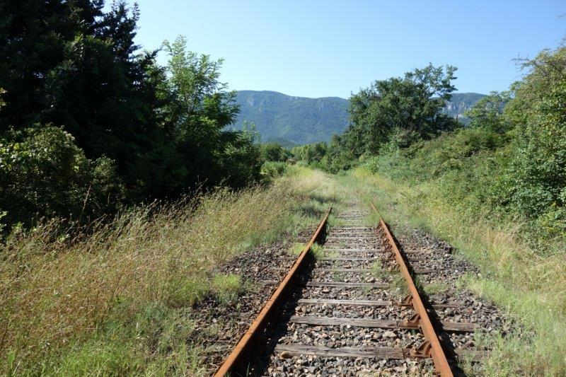 Agrandir l'image De la halte de Brézilhou à la gare de Quillan