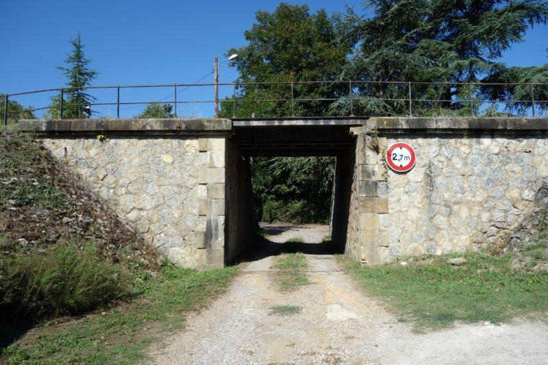 Agrandir l'image De la halte de Brézilhou à la gare de Quillan