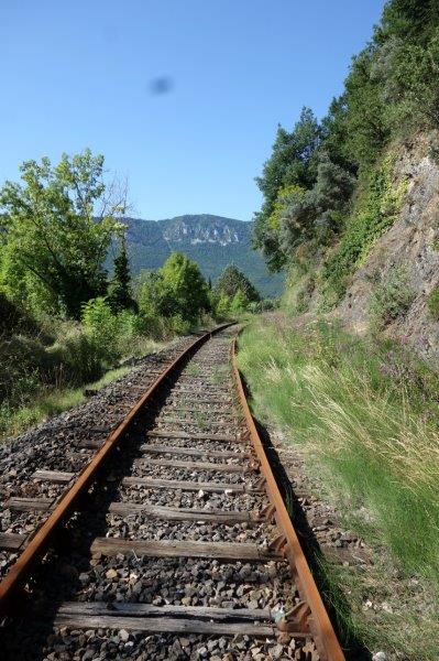 Agrandir l'image De la halte de Brézilhou à la gare de Quillan