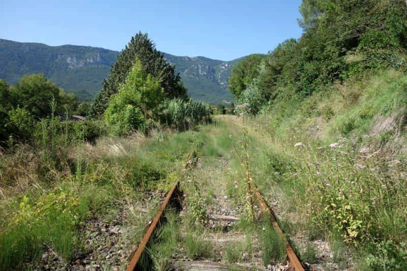 Agrandir l'image De la halte de Brézilhou à la gare de Quillan