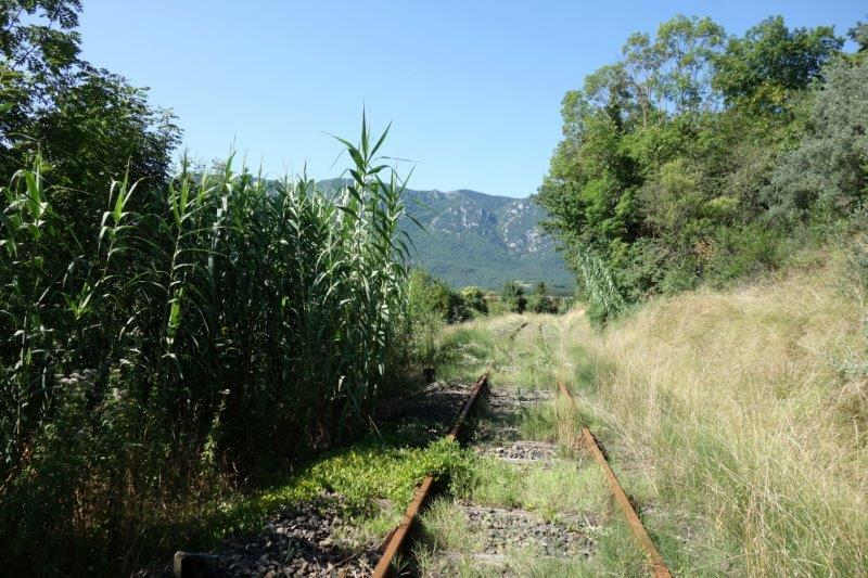 Agrandir l'image De la halte de Brézilhou à la gare de Quillan