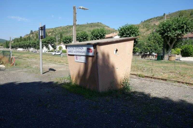 Agrandir l'image abri de la gare d'Espéraza