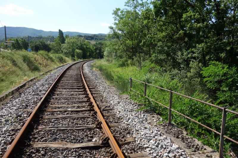 Agrandir l'image De la halte de Massia à la gare d'Alet-les-Bains