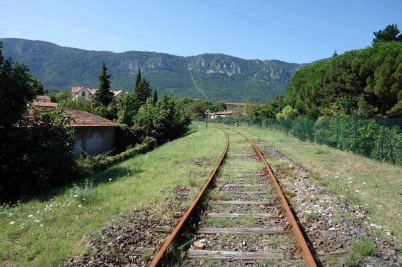 Agrandir l'image De la halte de Brézilhou à la gare de Quillan