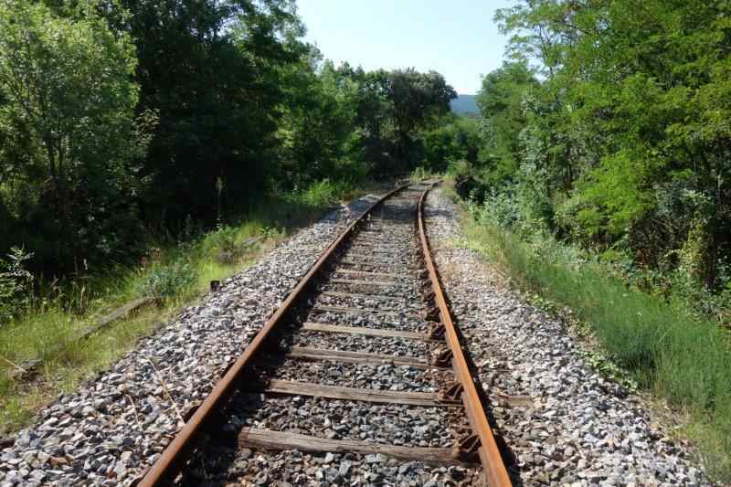 Agrandir l'image De la halte de Massia à la gare d'Alet-les-Bains