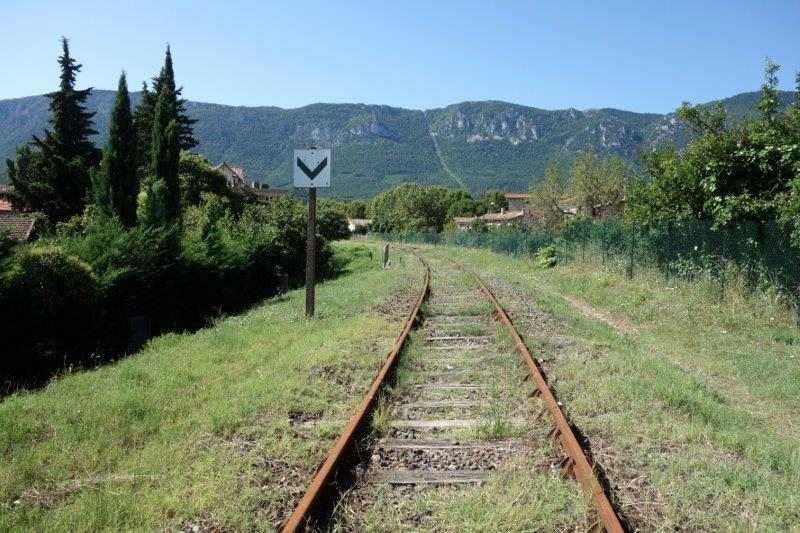 Agrandir l'image De la halte de Brézilhou à la gare de Quillan