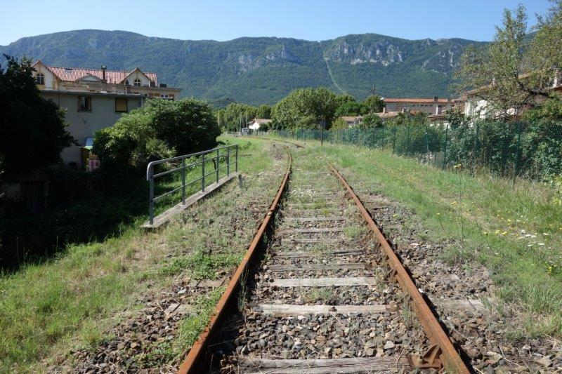 Agrandir l'image De la halte de Brézilhou à la gare de Quillan