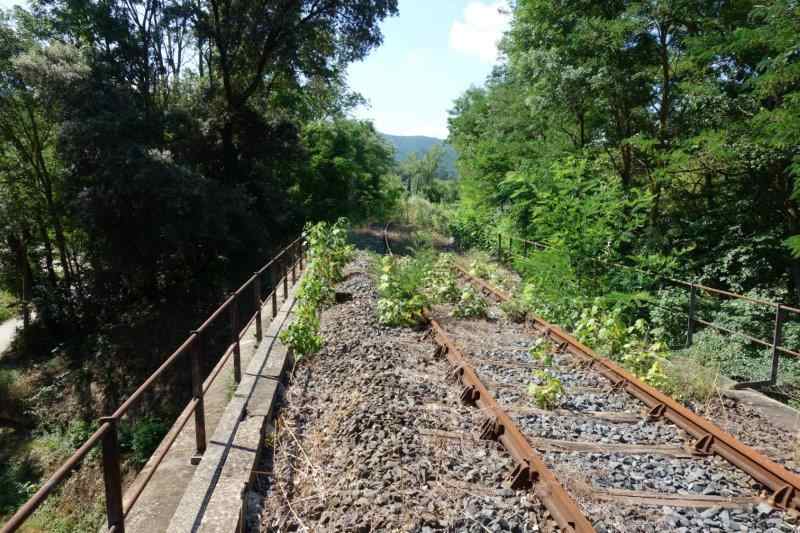 Agrandir l'image De la halte de Massia à la gare d'Alet-les-Bains