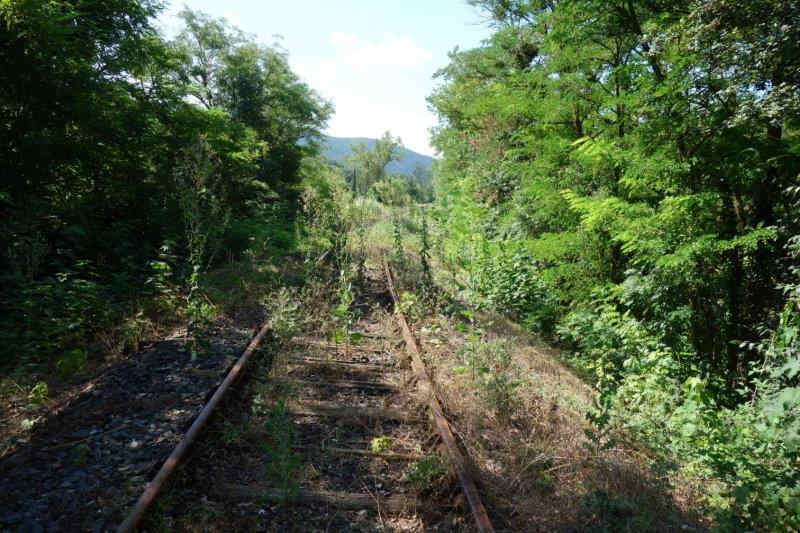 Agrandir l'image De la halte de Massia à la gare d'Alet-les-Bains