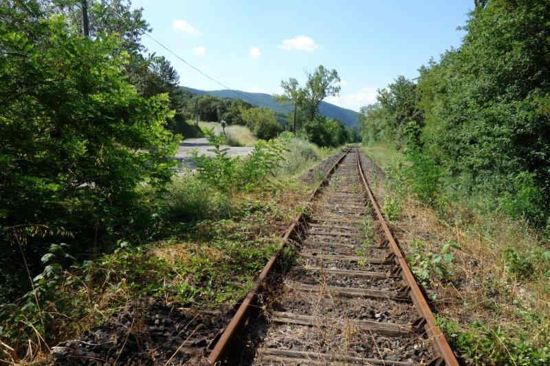 Agrandir l'image De la halte de Massia à la gare d'Alet-les-Bains