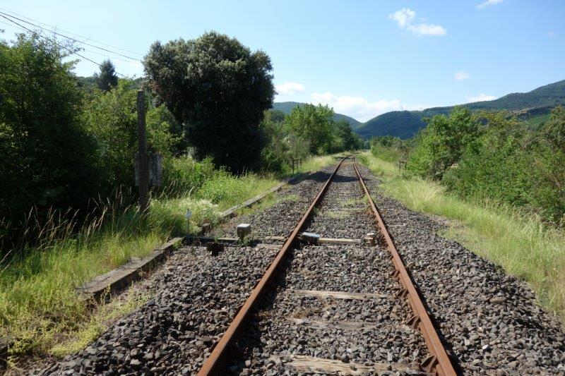 Agrandir l'image De la halte de Massia à la gare d'Alet-les-Bains