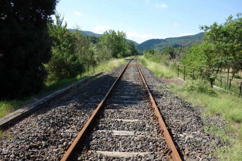 Agrandir l'image De la halte de Massia à la gare d'Alet-les-Bains