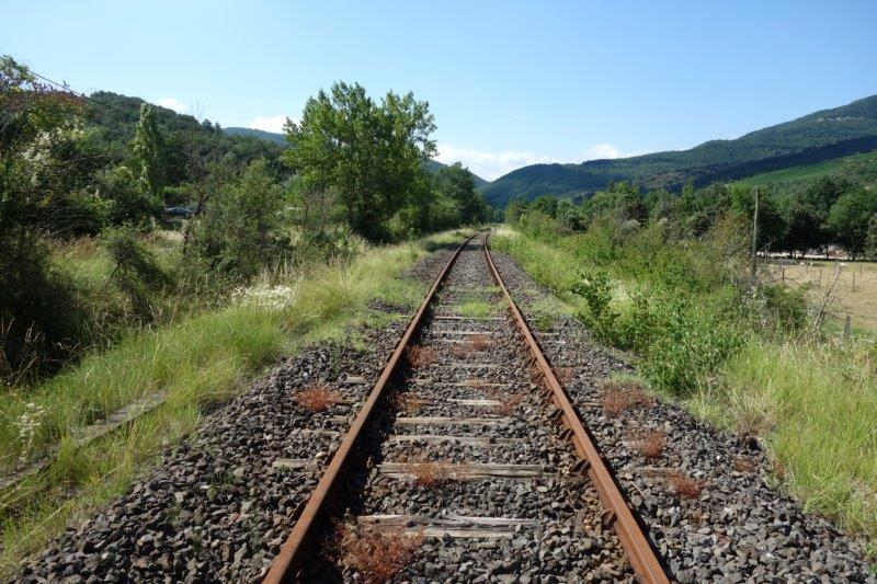 Agrandir l'image De la halte de Massia à la gare d'Alet-les-Bains