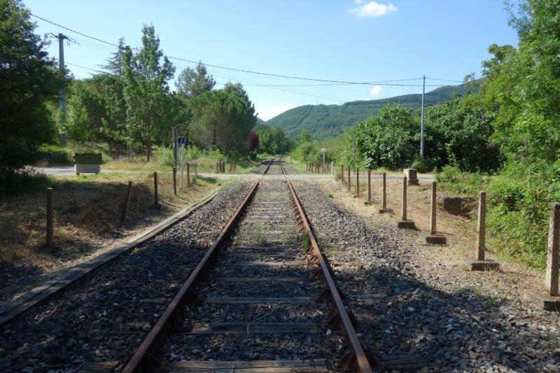 Agrandir l'image De la halte de Massia à la gare d'Alet-les-Bains