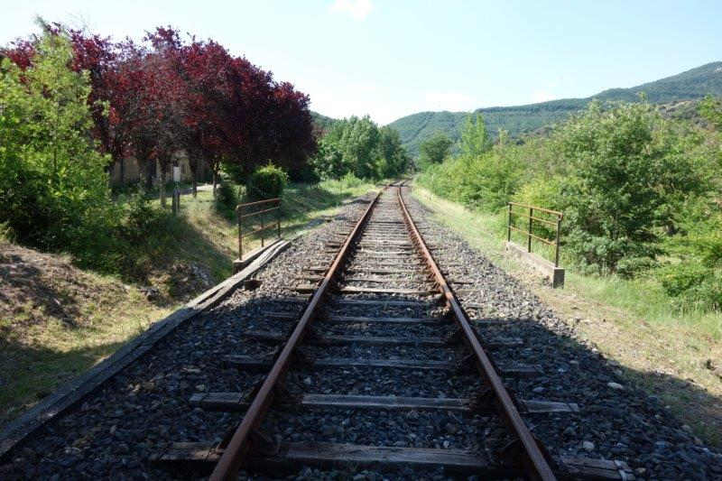 Agrandir l'image De la halte de Massia à la gare d'Alet-les-Bains