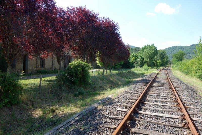 Agrandir l'image De la halte de Massia à la gare d'Alet-les-Bains