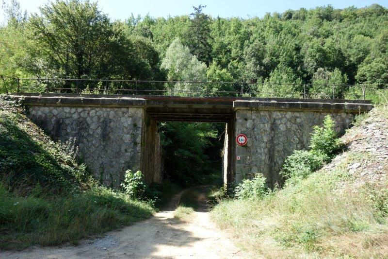 Agrandir l'image De la halte de Brézilhou à la gare de Quillan