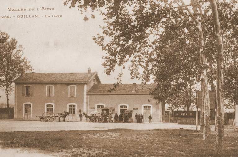 Agrandir l'image De la halte de Brézilhou à la gare de Quillan