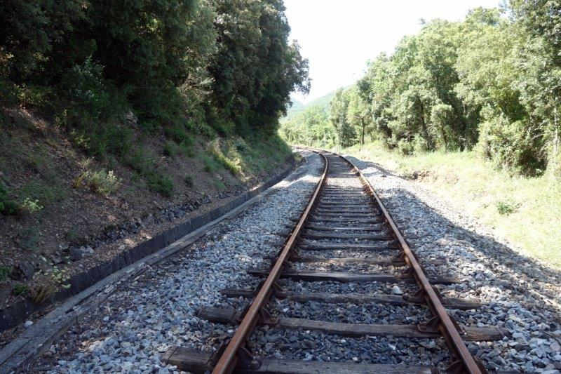 Agrandir l'image De la halte de Massia à la gare d'Alet-les-Bains