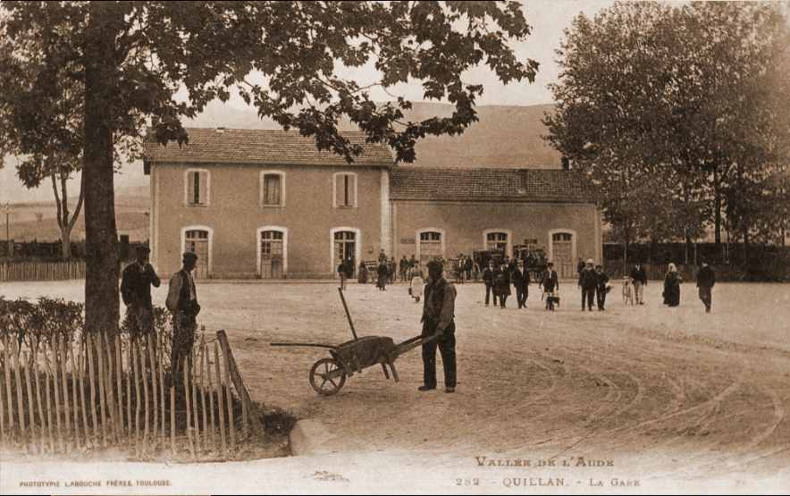 Agrandir l'image De la halte de Brézilhou à la gare de Quillan